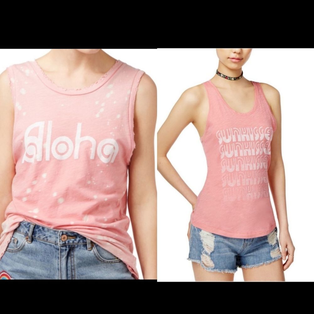 Junk Food Summer Tanks Set Of Two Size Large